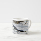 Expresso Tasse de café express de pie affichée par noir de (Devant droit)