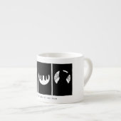 Expresso Tasse de café express :  Éclipse totale de la (Devant droit)