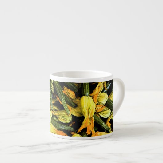 Expresso Tasse de Venise à la maison - fleurs de courgette (Devant droit)