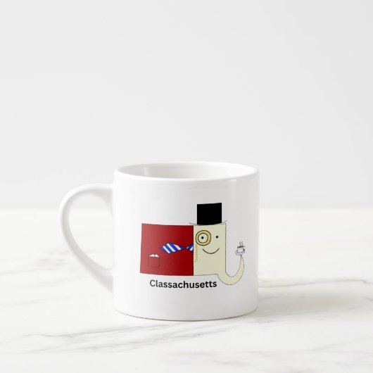 Expresso Tasse d'espresso Classachusetts Massachusetts (Gauche)
