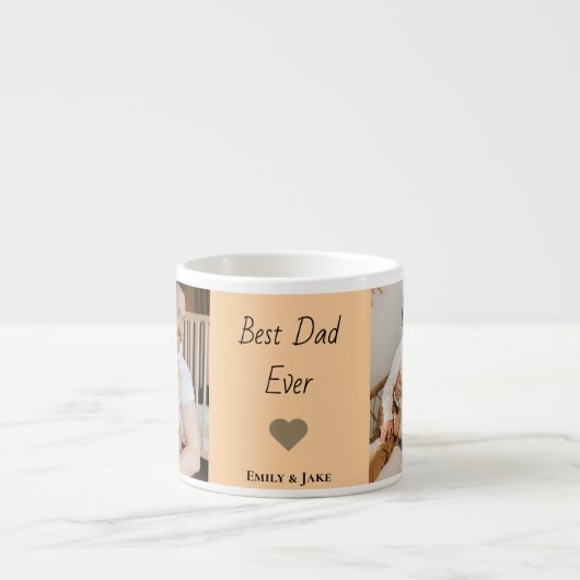 Expresso Tasse d'espresso personnalisée Meilleur Papa avec  (Devant)