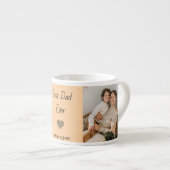 Expresso Tasse d'espresso personnalisée Meilleur Papa avec  (Devant droit)