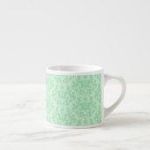 Expresso Tasse d'espresso vert menthe Damask (Droite)