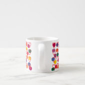 Expresso Tasse d'espressotasse de Jumbo avec des points et  (Dos)