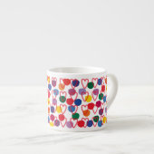Expresso Tasse d'espressotasse de Jumbo avec des points et  (Devant droit)