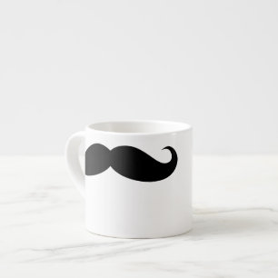 Expresso Tasse drôle de moustache de visage