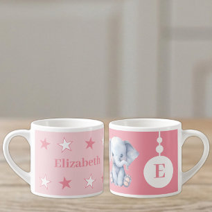 Expresso Tasse éléphant pour enfants personnalisée avec un