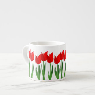 Expresso Tasse en céramique de café express de tulipes