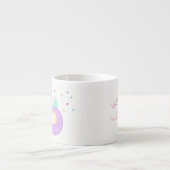 Expresso Tasse en pastel de licorne (Devant)