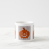 EXPRESSO TASSE EN TRICOT CITROUILLE DE LANTERNE (Devant)