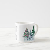 Expresso Tasse en verre de café express de forêt (Devant droit)