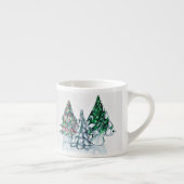 Expresso Tasse en verre de café express de forêt (Droite)