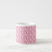 Expresso Tasse espiègle de café express d'hippocampe - rose (Devant)
