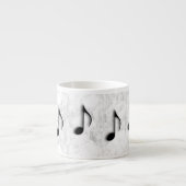 Expresso Tasse espresso Notes de Musique (Devant)