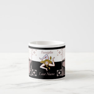 Expresso Tasse espresso personnalisée pour famille sicilien