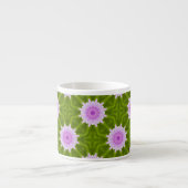 Expresso Tasse Flocons de Neige Rose (Devant)