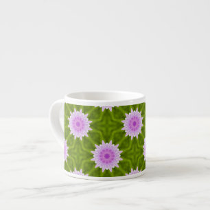 Expresso Tasse Flocons de Neige Rose
