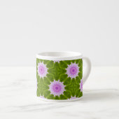 Expresso Tasse Flocons de Neige Rose (Devant droit)