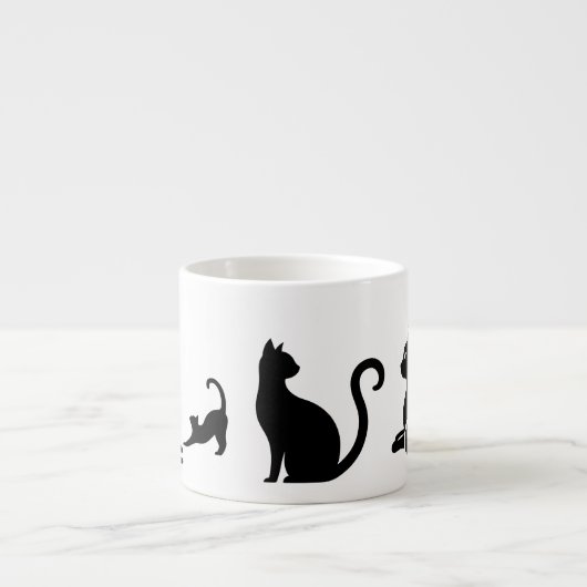 Expresso Tasse jumbo-espresso, 170 ml, chats (Devant)