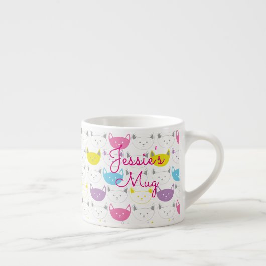 Expresso Tasse mignonne de petite fille d'impression de (Droite)