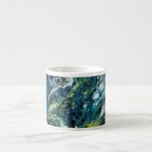 Tasse moderne. Motif abstrait.