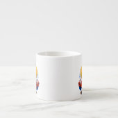 Expresso Tasse perroquet buvant un espresso (Devant)