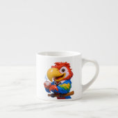 Expresso Tasse perroquet buvant un espresso (Droite)