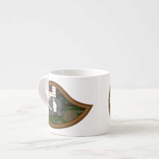 Expresso Tasse spéciale Basil le Cochon (Devant gauche)