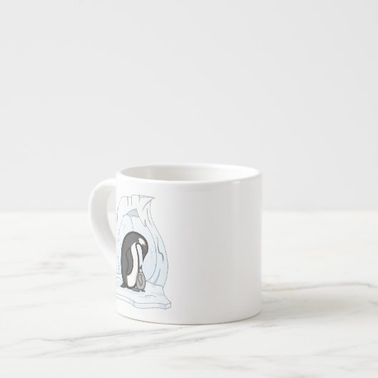 Expresso Tasse spéciale Davin et Annie les manchots (Devant gauche)