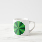 Expresso Tasse spéciale Illusion Optique Verte (Droite)