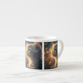 Expresso Tasse spéciale Kit Chat Aura Ensoleillée (Devant droit)