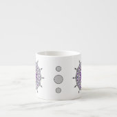 Expresso Tasse spéciale Mehndi Fantasy Argent (Devant)
