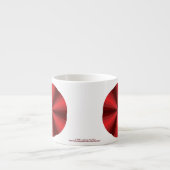 Expresso Tasse spéciale rouge illusion optique (Devant)