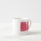 Expresso TWO HEARTS KNIT Tasse à espresso + Texte (Devant droit)