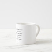 Expresso Vous Mlle Me When I suis tasse allée de café (Devant droit)