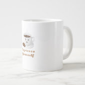 Expresso Yourself – Funny Smiling Coffee Tee Extra Grote Beker (Voorkant rechts)