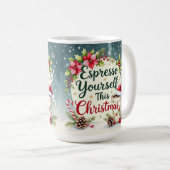 Expresso yourself this Christmas Koffiemok (Voorkant rechts)