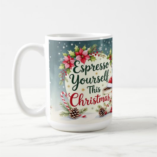 Expresso yourself this Christmas Koffiemok (Links)