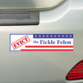 Expulsez le Sticker du pare-chocs Fickle Felon (En voiture)