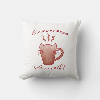 Expurresso Yourself Katten En Koffie Kussen