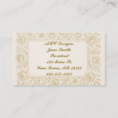 Exquis Rose QR Code Carte de visite (Devant)
