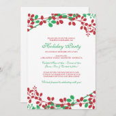 Exquise invitation à Noël - Nouveau (Devant / Derrière)