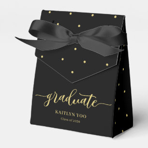 Exquise Taste EDITABLE COLOR Graduparty Fa Bedankdoosjes
