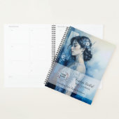 Exquisite Beautiful Bride In Blue Bridal Business Planner (Display)