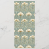 Exquisite Beige Calligraphy Menu (Dos)