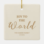 Exquisite Christmas Angel Flowers Victorian  Keramisch Ornament (Achterkant)