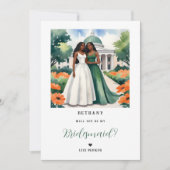 Exquisite Green 2 Afro American Girls Proposal (Voorkant)