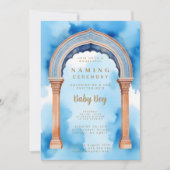 Exquisite Indian Architecture Arch Naming Ceremony Kaart (Voorkant)