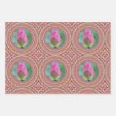 Exquisite Pink Inpakpapier Vel (Voorkant)