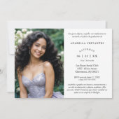 Exquisite Spanish Script Collage 4 Photos Timeline Kaart (Achterkant)